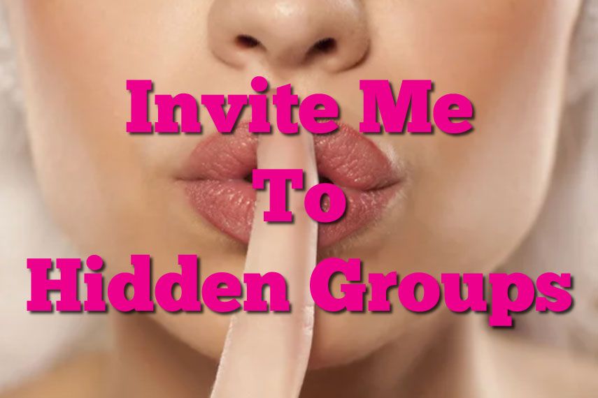 invite me to secret porn groups on mewe